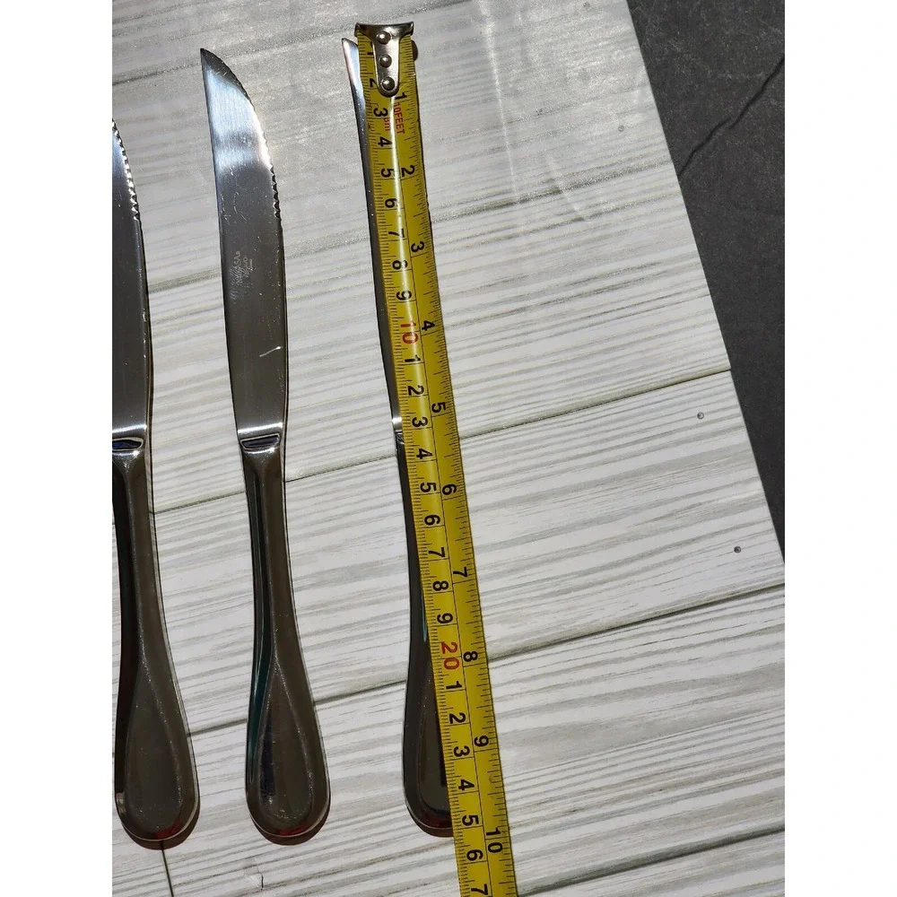 Mikasa‎ Bravo Catering/Steak/Butter Knives Serrated Stainless Steel Vietnam Lot